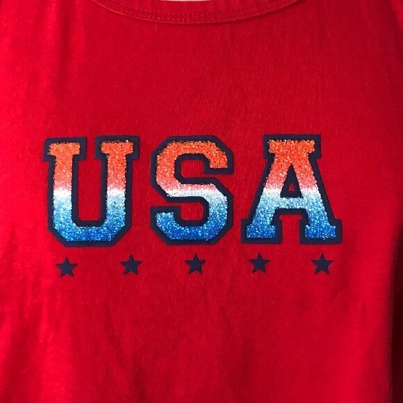GAZIANI Ombre USA Stars Graphic Tee - Picture 7 of 8